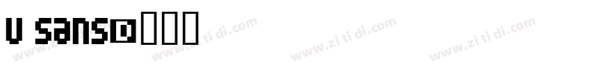 u Sans字体转换